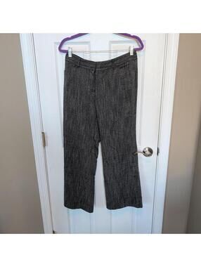 White House Black Market Women's Grey and Black Trousers